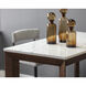 Fergus White / Walnut Counter Table